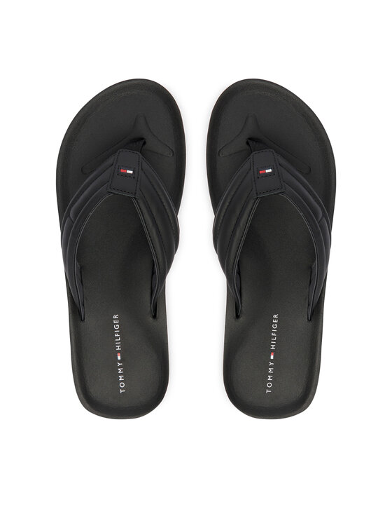 Tommy Hilfiger Flip-flops Tommy Hilfiger Hilfiger Padded Beach Sandal FM0FM05801 Fekete