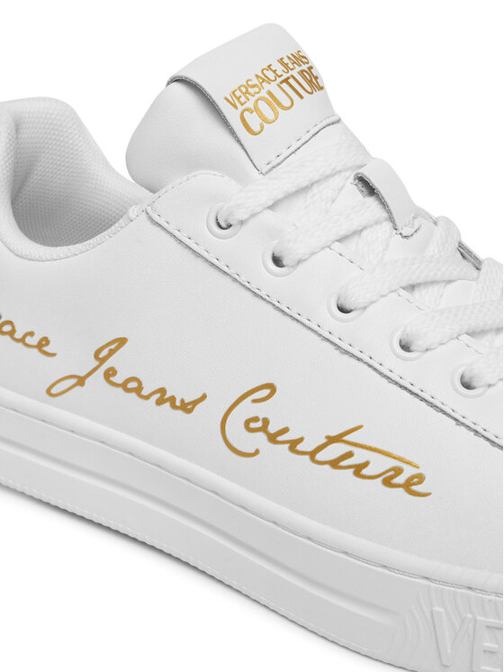 Versace Jeans Couture Снікерcи Versace Jeans Couture 80VA3SKL ZPB77 G03 Білий
