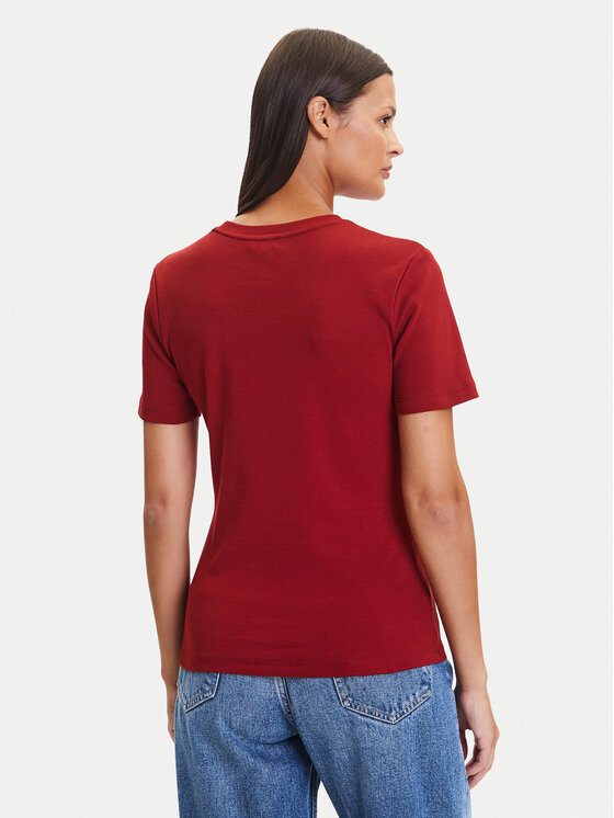 Tommy Hilfiger Tommy Hilfiger Camiseta New Cody WW0WW40587 Rojo Slim Fit
