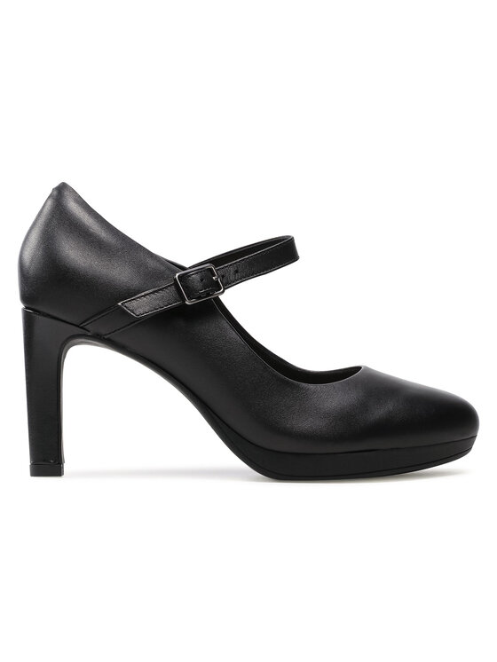 Clarks Туфлі Clarks Ambyr Shine 261577844 Чорний
