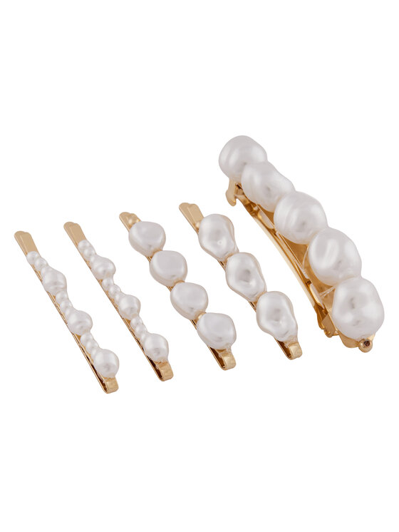 Aldo Set sponek do vlasů Aldo Pearlyclips 13995066 Zlatá