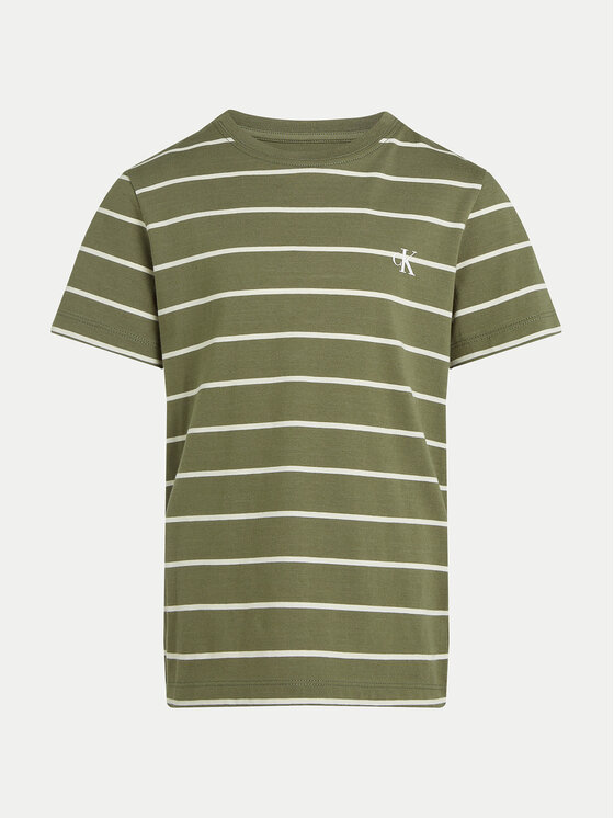 Calvin Klein Jeans Calvin Klein Jeans Set t-shirt majica﻿ IB0IB02364 Zelena Regular Fit
