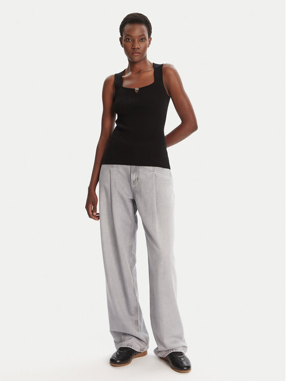 BOSS BOSS Felső Fiura 50543939 Fekete Regular Fit