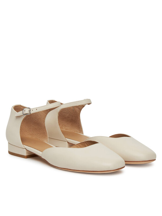 LAUREN RALPH LAUREN Обувки LAUREN RALPH LAUREN Emellie 802966877002 Бял