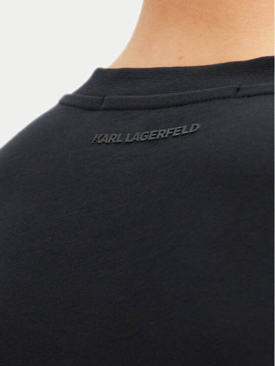 KARL LAGERFELD KARL LAGERFELD Marškinėliai 755021 552224 Tamsiai mėlyna Regular Fit