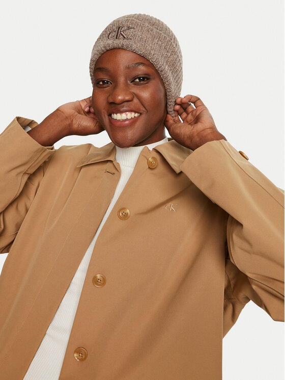 Calvin Klein Sapka Calvin Klein Thick Embroidery K60K612321 Bézs