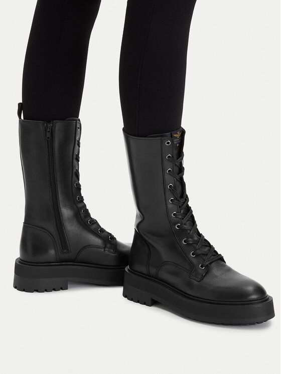 Aeronautica Militare Outdoorová obuv Aeronautica Militare 252SC0313DPL00254 Čierna
