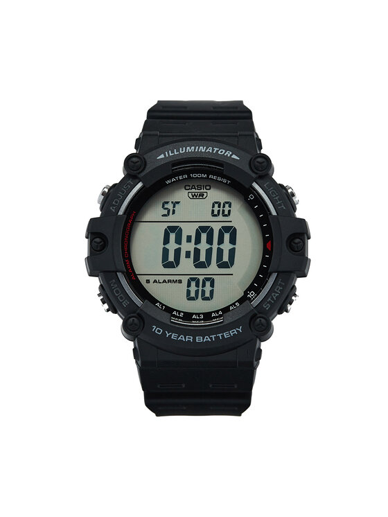 Casio Zegarek Casio Digital AE-1500WH-1AVEF Czarny