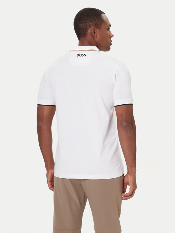 BOSS BOSS Polo Paddy Pro 50469102 Blanco Regular Fit