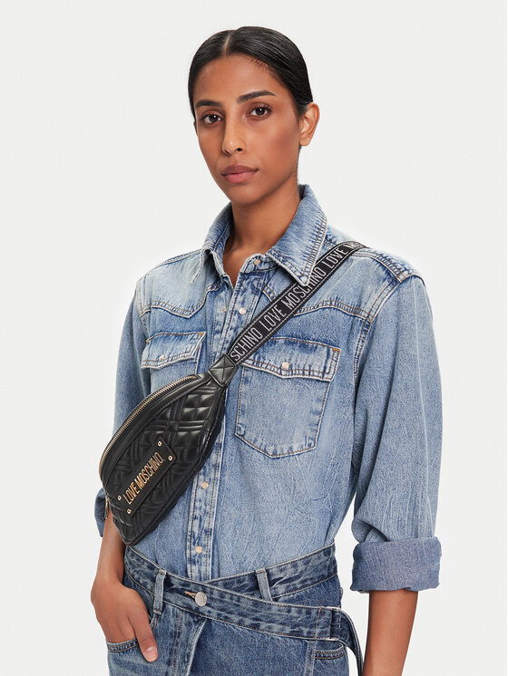 LOVE MOSCHINO Ľadvinka LOVE MOSCHINO JC4003PP0NLA0000 Čierna