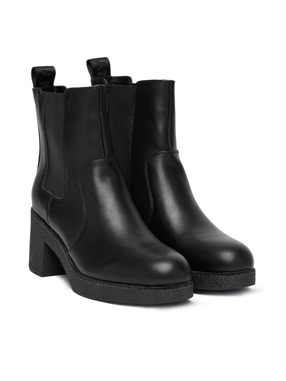 DKNY Polokozačky DKNY Teenie Platform BO K4500741 Černá