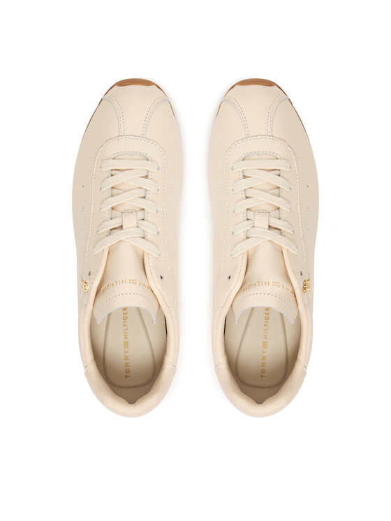 Tommy Hilfiger Sneakers Tommy Hilfiger Th Low Profile Runner FW0FW08951 Écru