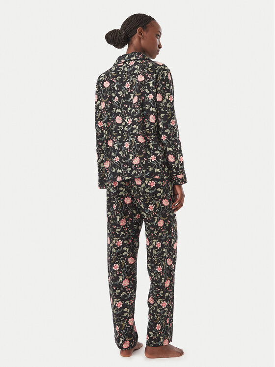 LAUREN RALPH LAUREN LAUREN RALPH LAUREN Pižama ILN92524 Juoda Regular Fit
