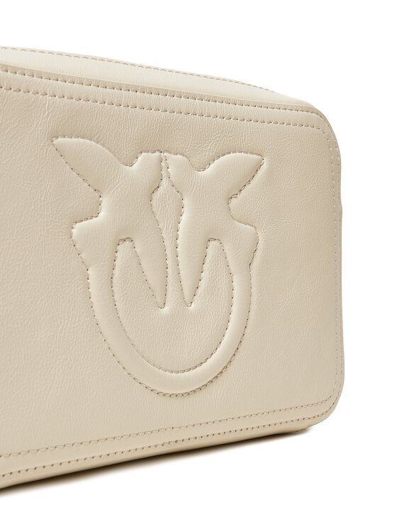 PINKO Дамска чанта PINKO Carrie Camera Bag Classic PE 25 PLTT 104336 A26J Екрю