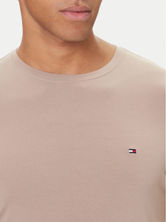 Tommy Hilfiger Tommy Hilfiger Camiseta MW0MW10800 Beis Slim Fit