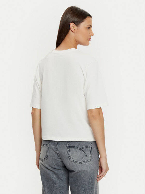 Guess Guess Футболка V4YI06 I3Z14 Écru Boxy Fit
