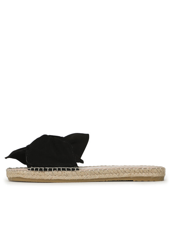 Manebi Еспадрильї Manebi Sandals With Knot K 1.0 JK Чорний