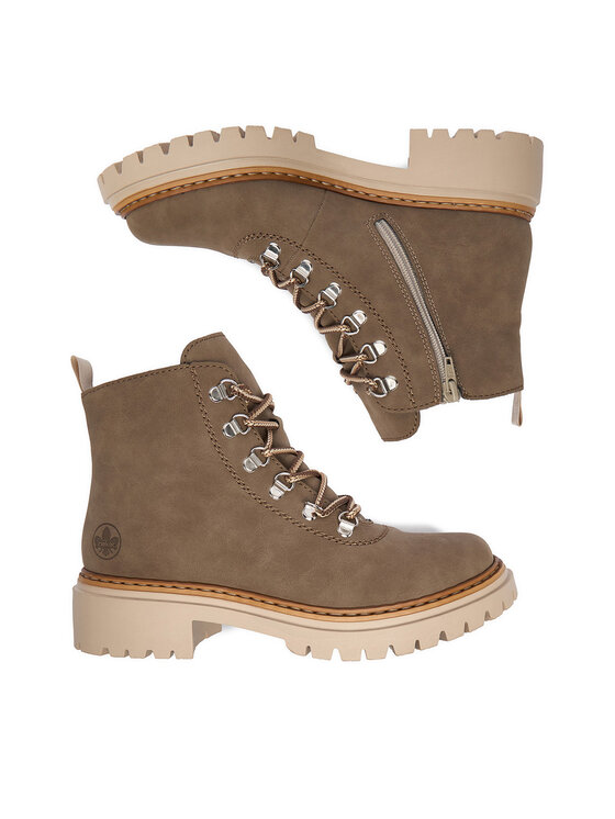 Rieker Botines planos Rieker CEO-72624-64 Beis