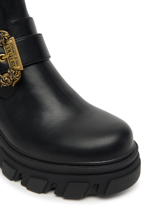 Versace Jeans Couture Polokozačky Versace Jeans Couture 79VA3S80 Černá