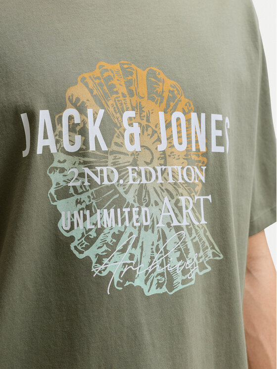 Jack & Jones Jack & Jones Camiseta Gradient Print 12288094 Gris Regular Fit