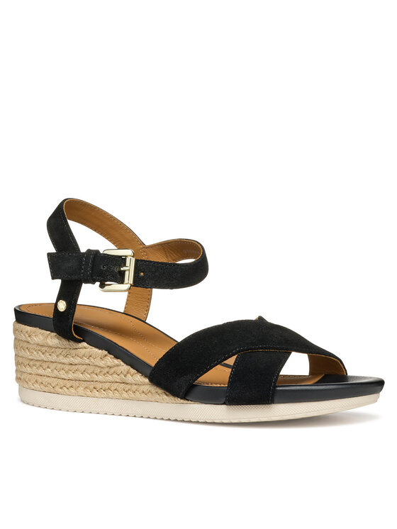 Geox Espadrile Geox D Ischia Corda D55HHB 00020 C9999 Negru