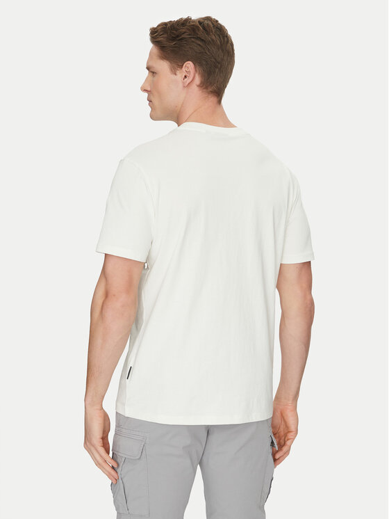 Napapijri Napapijri T-Shirt S-Buti NP0A4INM Λευκό Regular Fit