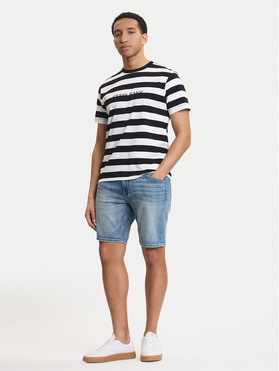 Guess Jeans Guess Jeans Футболка M4YI84 K9XF1 Чорний Regular Fit