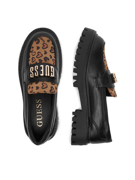 Guess лоуфъри с дебела подметка Guess EO-CS6729-03 Черен
