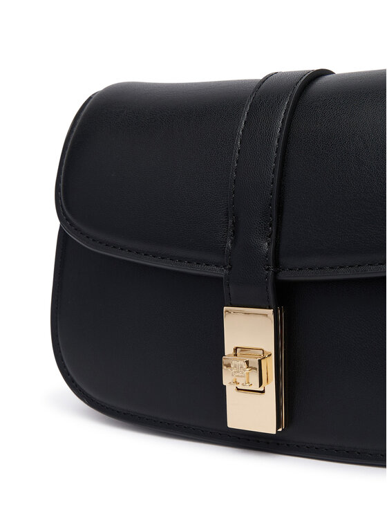 Tommy Hilfiger Bolso Tommy Hilfiger Th Heritage Chain Crossover AW0AW19319 Negro