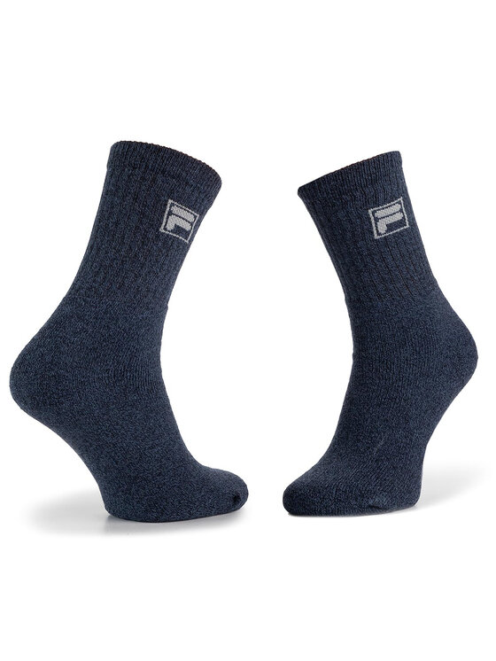 Fila Skarpety długie Fila Calza Tennis F9000 Granatowy