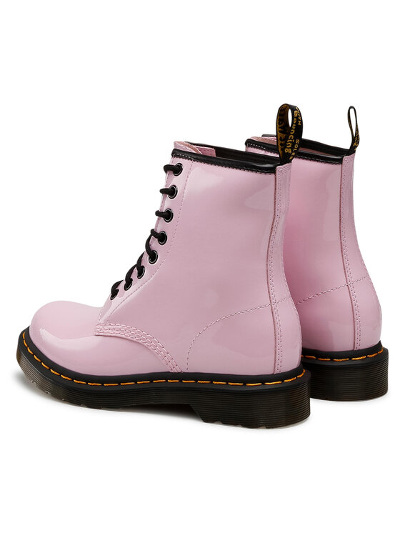 Dr. Martens Glany Dr. Martens 1460 W Patent Lamper 26425322 Różowy