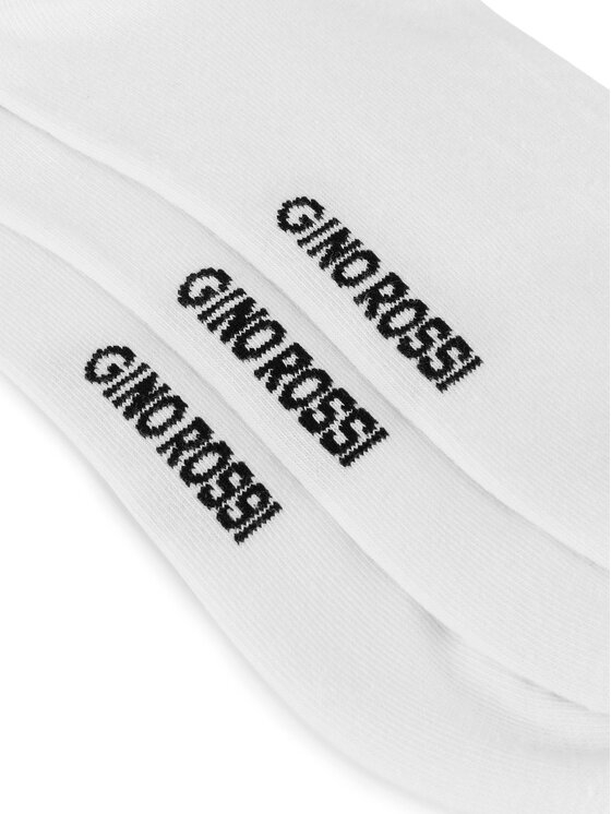 GINO ROSSI Krátke ponožky GINO ROSSI CEO_AS_GR_3MB_001S-AW26 (3-PACK) Biela