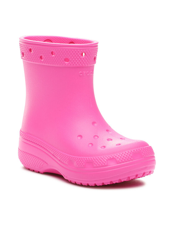 Crocs Cizme de cauciuc Crocs Crocs Classic Boot Kids 208544 Roz