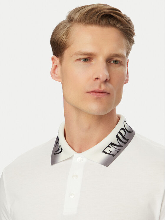 Emporio Armani Emporio Armani Polo EM000571 AF20432 U0002 Blanco Regular Fit