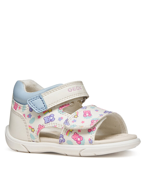Geox Sandále Geox B Sandal Zapito Girl B556FC 05404 C0270 Biela
