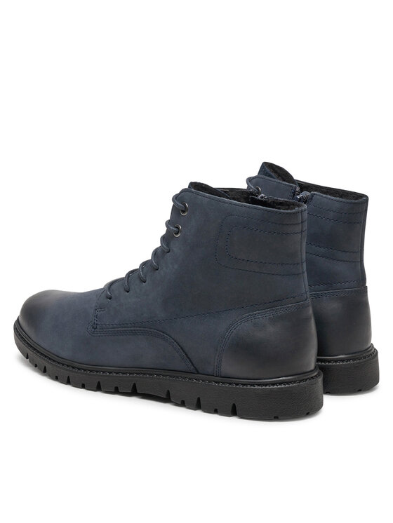 Geox Botines planos Geox U Ghiacciaio U36DGD 000CL C4002 Azul marino
