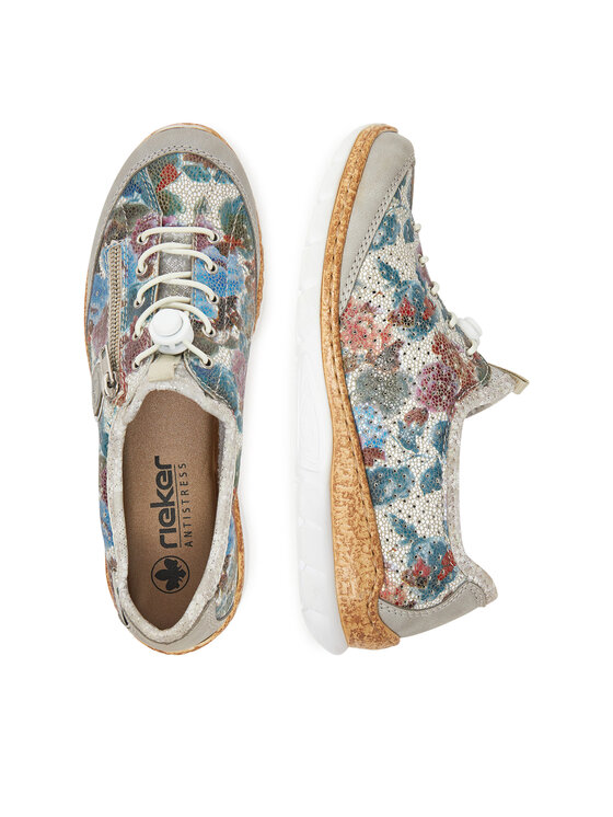 Rieker Sneakersy Rieker N42V1-40 Szary