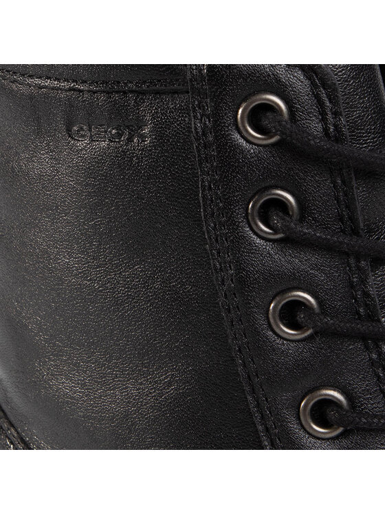 Geox Šnurovacia obuv Geox D Rawelle A D046RA 000TU C9999 Čierna
