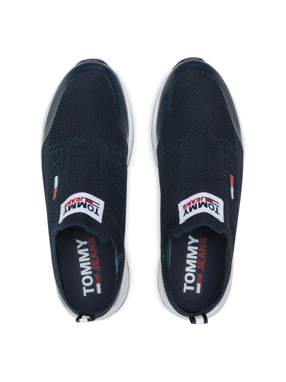 Tommy Jeans Sportcipők Tommy Jeans Flexi Sock Runner EM0EM00664 Sötétkék