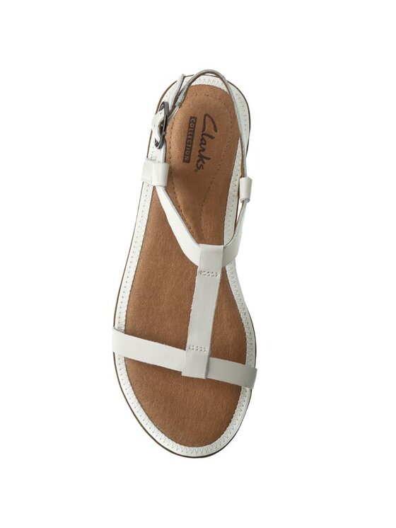 Clarks Sandały Clarks Risi Hop 261091504 Biały