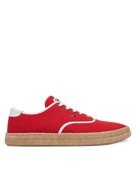 Tommy Hilfiger Espadrillas Tommy Hilfiger Th Hi Vulc Core Jutte Canvas FM0FM05872 Rosso