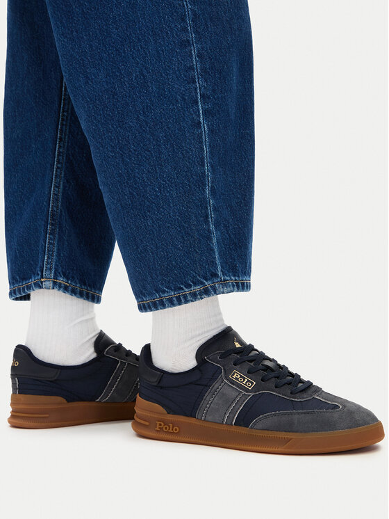 Polo Ralph Lauren Sneakersy Polo Ralph Lauren 804P04919005 Tmavomodrá