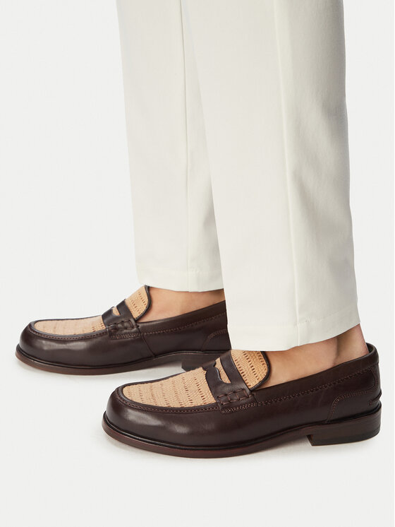 Clarks Półbuty Clarks CraftJames Lo 26186423 Brązowy