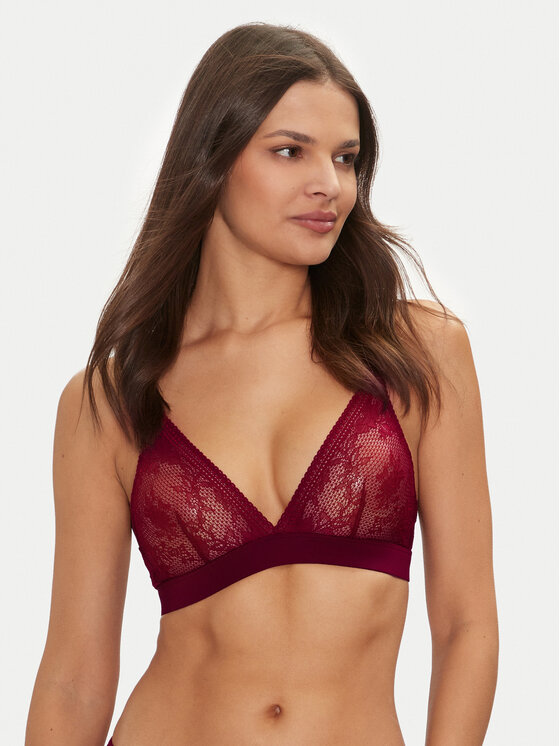 Tommy Hilfiger Tommy Hilfiger Trikotni nedrček UW0UW05517 Rdeča