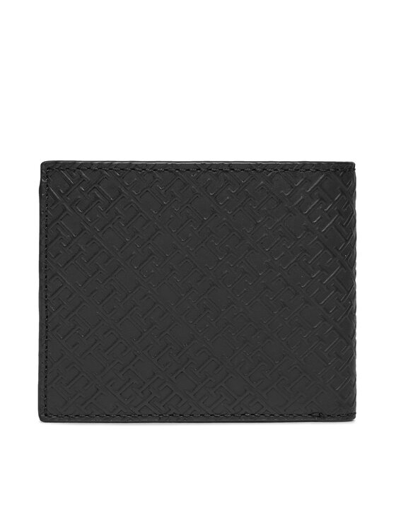 Tommy Hilfiger Novčanik Tommy Hilfiger Th Monogram Cc Flap And Coin AM0AM11846 Crna