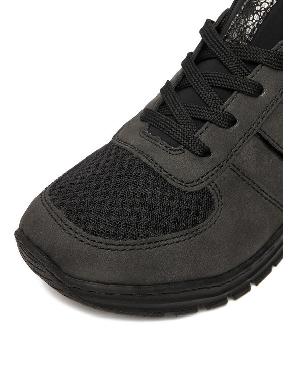 Rieker Sneakersy Rieker M4970-45 Černá