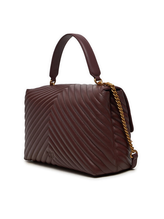 PINKO Ročna torba Pinko Love Lady Puff Big Cl 100042 A0GK Rjava
