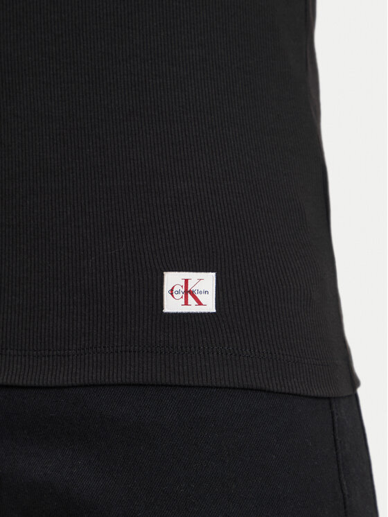 Calvin Klein Jeans Calvin Klein Jeans Camiseta sin mangas Terry LV04RF272G Negro Regular Fit