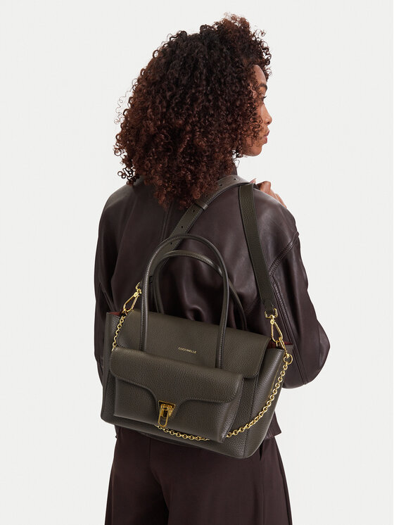 Coccinelle Torebka Coccinelle T8A Coccinelledouble Beat E1 T8A 18 02 01 Khaki