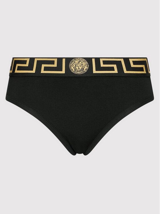 Versace Versace Klasikinės kelnaitės Greca 1001381 Juoda